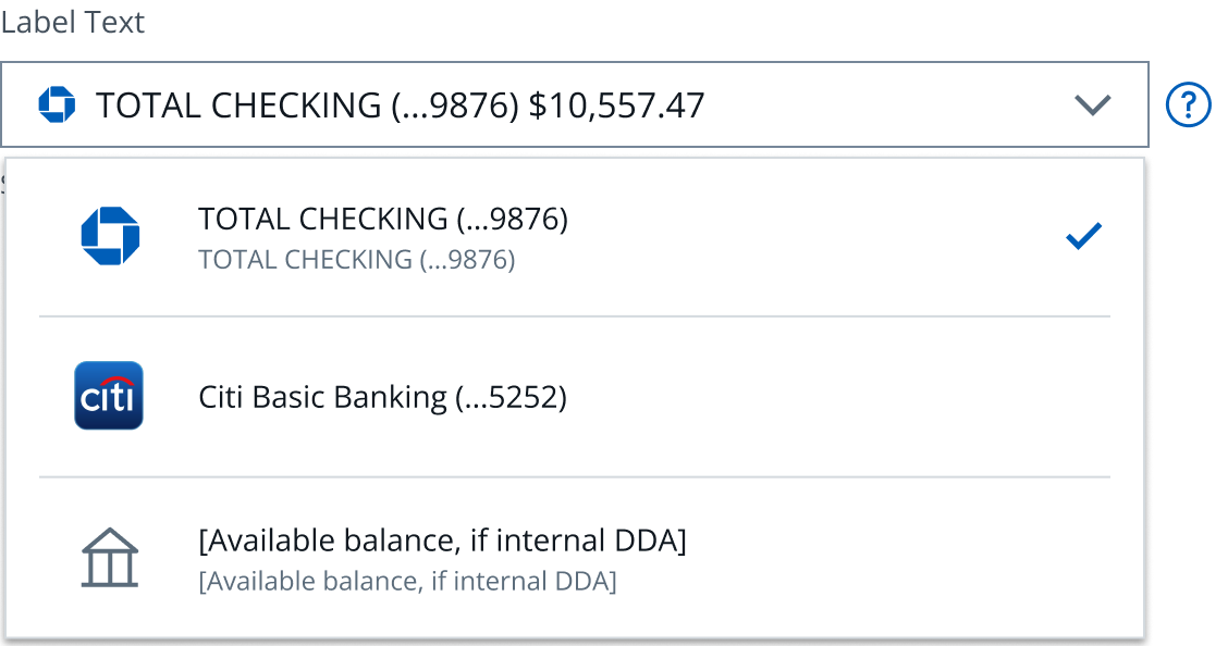 Web select with dropdown